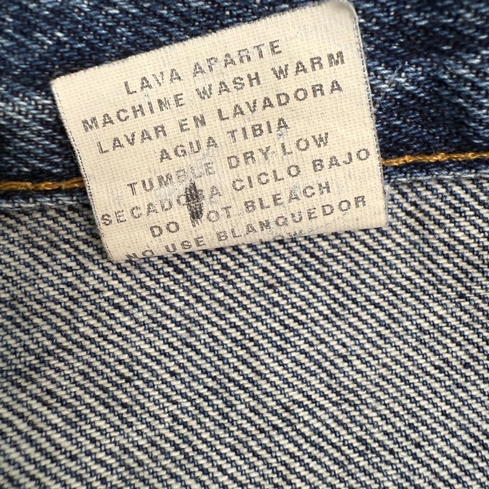 Faded Glory Relaxed Fit Jeans Mens 38x32 Blue Denim Straight‎ Leg Pants Vintage - Picture 7 of 7